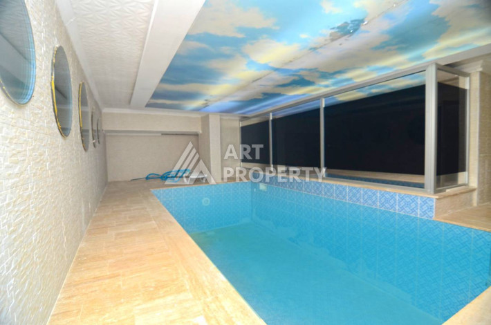 Апартаменты с видом на море и город планировки 2+1 в районе Махмутлар, 125м2 - Ракурс 23