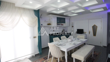 Двухуровневые апартаменты с роскошной мебелью планировки 6+1 в престижном спальном районе Джикджилли, 450м2 - Ракурс 9