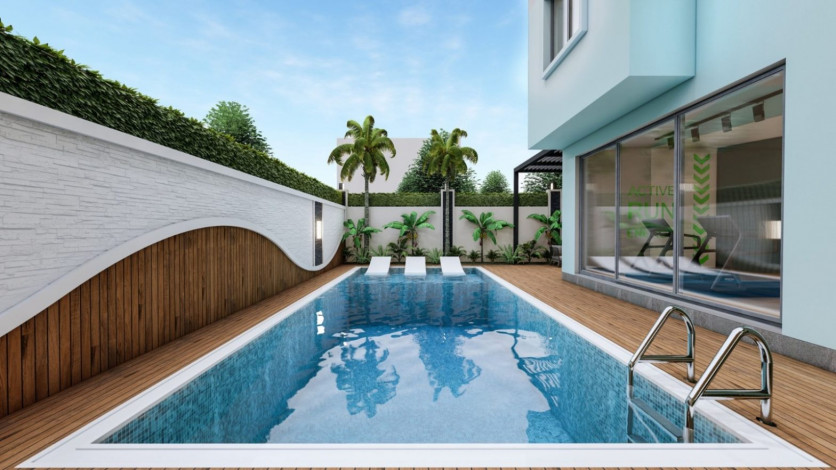 Апартаменты 1+1 в новом доме в районе Оба, 47 м2 - Ракурс 3