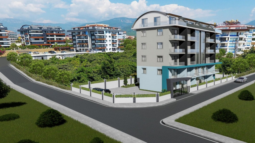 Апартаменты 1+1 в новом доме в районе Оба, 47 м2 - Ракурс 6