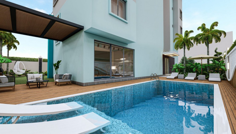 Апартаменты 1+1 в новом доме в районе Оба, 47 м2 - Ракурс 7