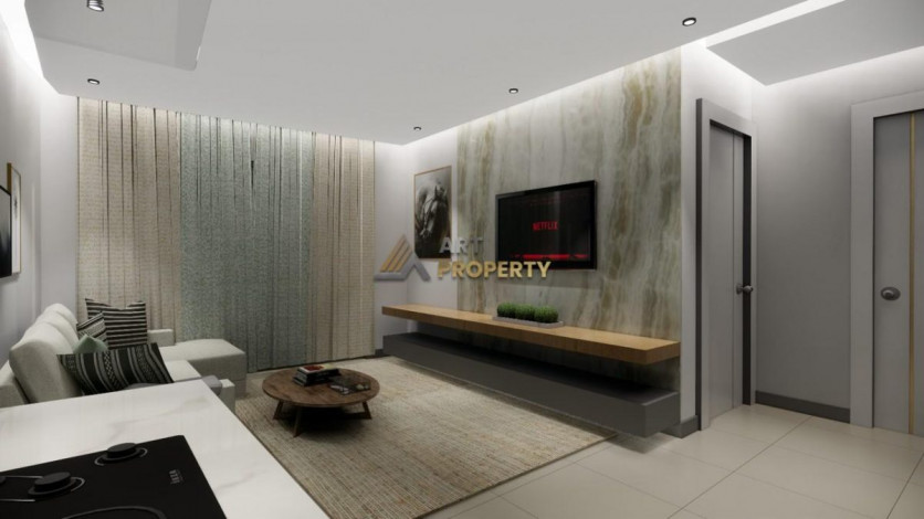 Апартаменты 1+1 в новом доме в районе Оба, 47 м2 - Ракурс 15