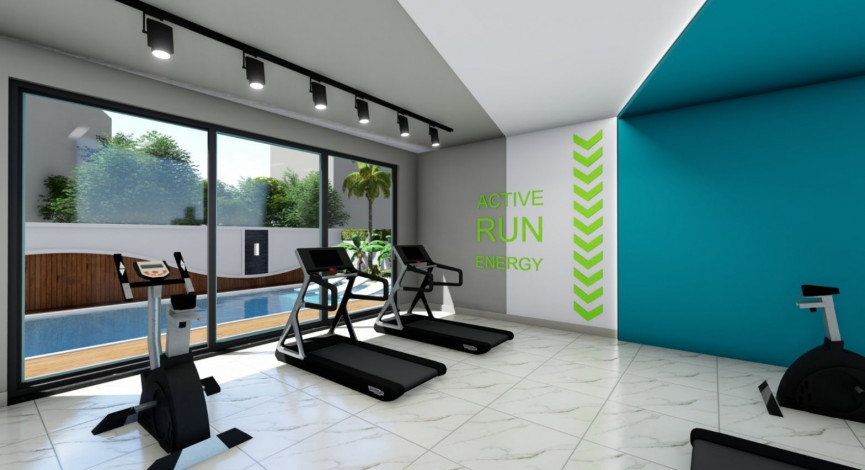 Апартаменты 1+1 в новом доме в районе Оба, 47 м2 - Ракурс 21