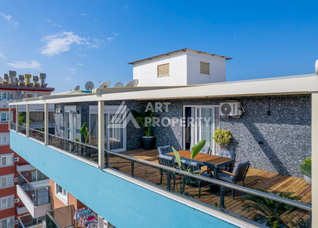 Элитный двухуровневый пентхаус планировки 3+1 в районе Махмутлар, 220м2 - Ракурс 2