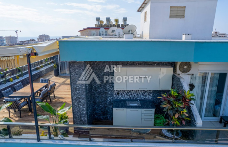 Элитный двухуровневый пентхаус планировки 3+1 в районе Махмутлар, 220м2 - Ракурс 3