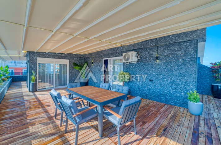 Элитный двухуровневый пентхаус планировки 3+1 в районе Махмутлар, 220м2 - Ракурс 15