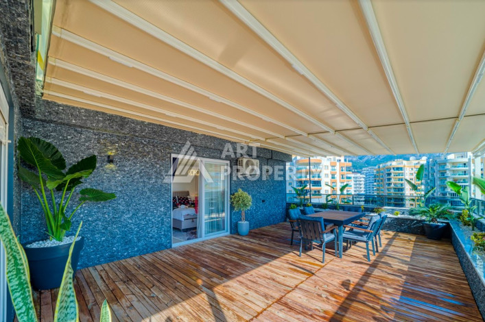 Элитный двухуровневый пентхаус планировки 3+1 в районе Махмутлар, 220м2 - Ракурс 17