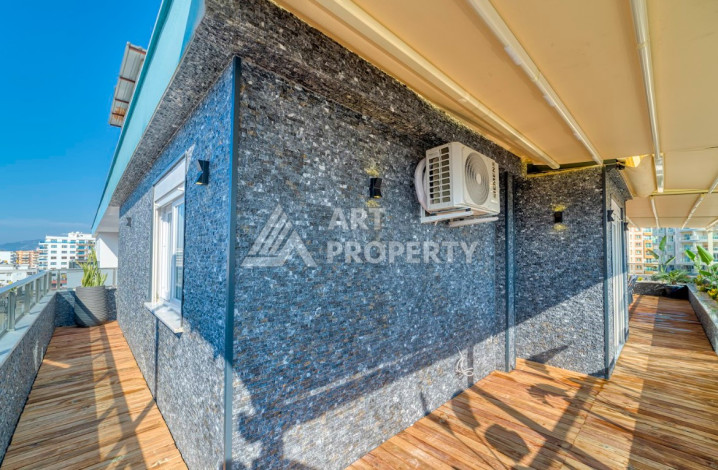 Элитный двухуровневый пентхаус планировки 3+1 в районе Махмутлар, 220м2 - Ракурс 19