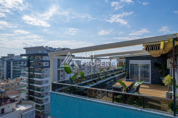 Элитный двухуровневый пентхаус планировки 3+1 в районе Махмутлар, 220м2 - Ракурс 38