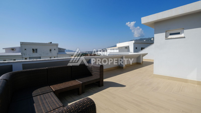 Дуплекс в престижном районе Оба планировки 3+1, 115м2 - Ракурс 19