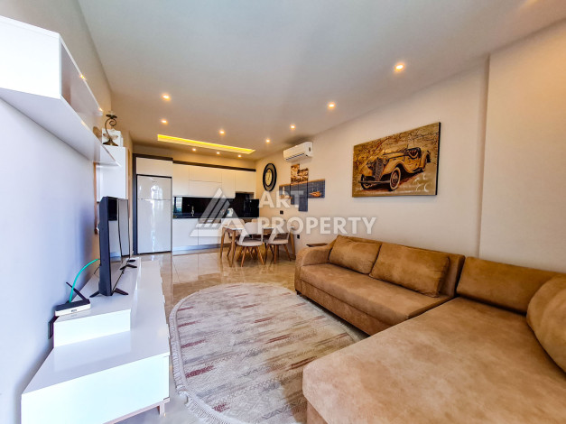 Меблированные апартаменты в комплексе с богатой инфраструктурой в районе Махмутлар, 65м2 - Ракурс 7