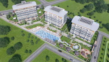 Квартира в потрясающем новом комплексе в районе Каргыджак планировки 1+1, 62м2 - Ракурс 20