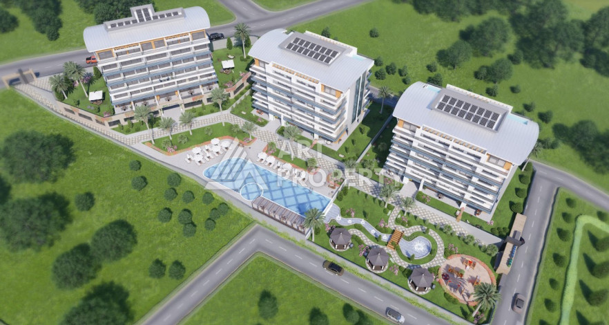 Квартира в потрясающем новом комплексе в районе Каргыджак планировки 1+1, 62м2 - Ракурс 19