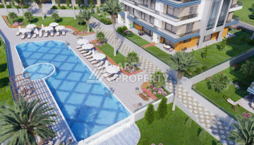 Квартира в потрясающем новом комплексе в районе Каргыджак планировки 1+1, 62м2 - Ракурс 7
