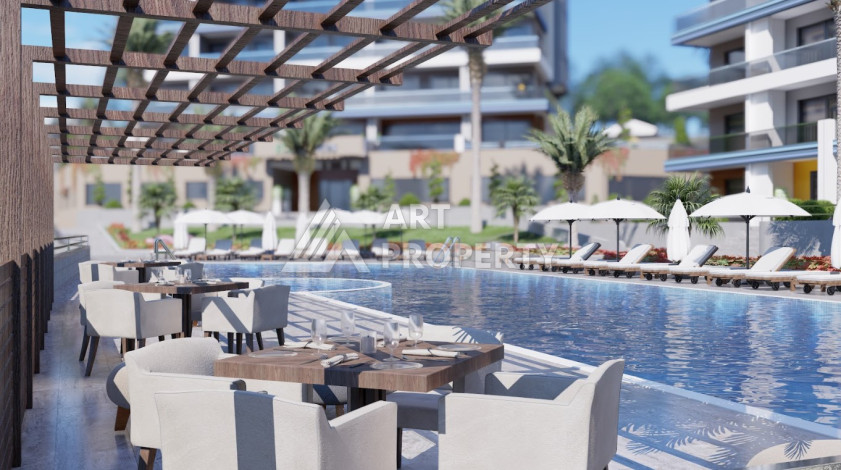 Квартира в потрясающем новом комплексе в районе Каргыджак планировки 1+1, 62м2 - Ракурс 5