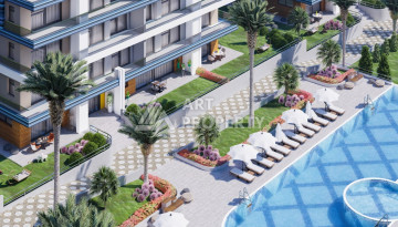 Квартира в потрясающем новом комплексе в районе Каргыджак планировки 1+1, 62м2 - Ракурс 14