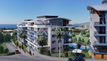 Квартира в потрясающем новом комплексе в районе Каргыджак планировки 1+1, 62м2 - Ракурс 16