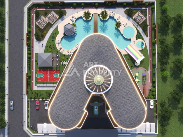 Проект с богатой инфраструктурой в Газипаше - Ракурс 4