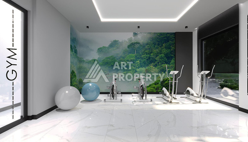 Уютный жилой комплекс с инфраструктурой в районе Газипаша - Ракурс 8