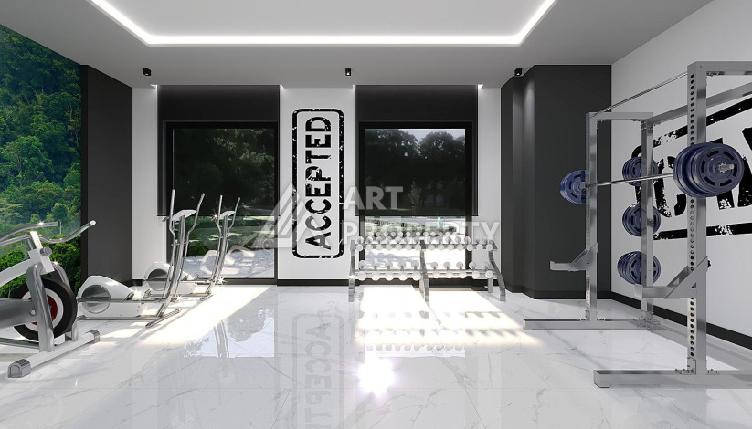 Уютный жилой комплекс с инфраструктурой в районе Газипаша - Ракурс 9