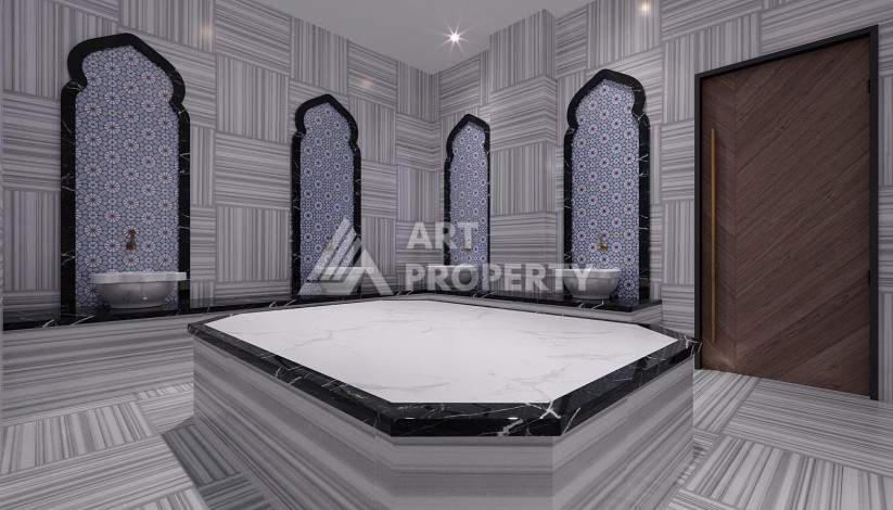 Уютный жилой комплекс с инфраструктурой в районе Газипаша - Ракурс 10