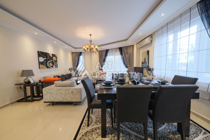 Меблированные апартаменты в 50-ти метрах от пляжа Клеопатры планировки 2+1, 140м2 - Ракурс 30