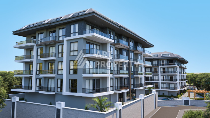 Уютный жилой комплекс на стадии строительства, в районе верхняя Оба - Ракурс 2