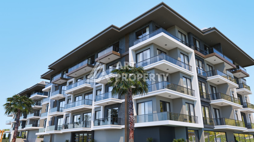 Уютный жилой комплекс на стадии строительства, в районе верхняя Оба - Ракурс 3