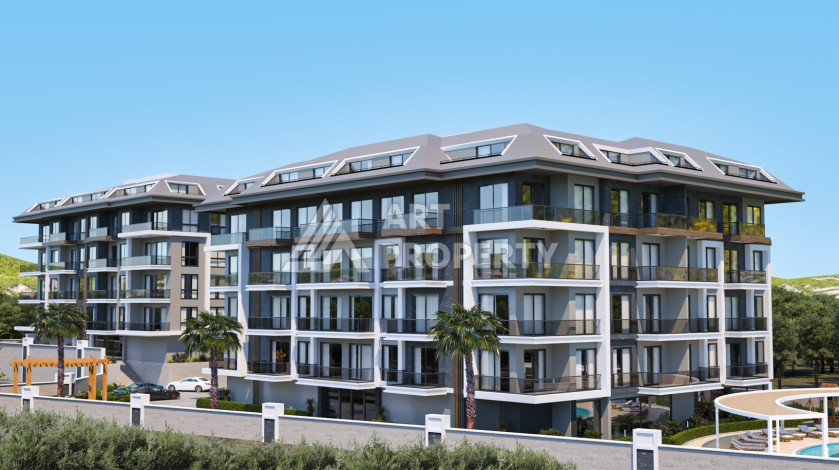 Уютный жилой комплекс на стадии строительства, в районе верхняя Оба - Ракурс 5