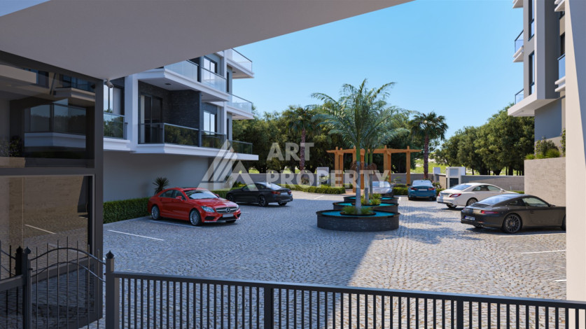 Уютный жилой комплекс на стадии строительства, в районе верхняя Оба - Ракурс 7