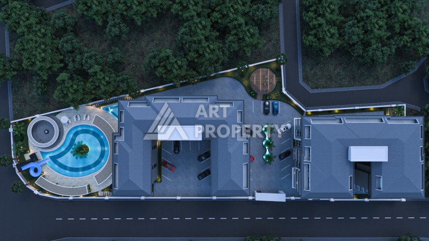 Уютный жилой комплекс на стадии строительства, в районе верхняя Оба - Ракурс 8