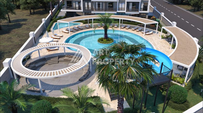 Уютный жилой комплекс на стадии строительства, в районе верхняя Оба - Ракурс 9