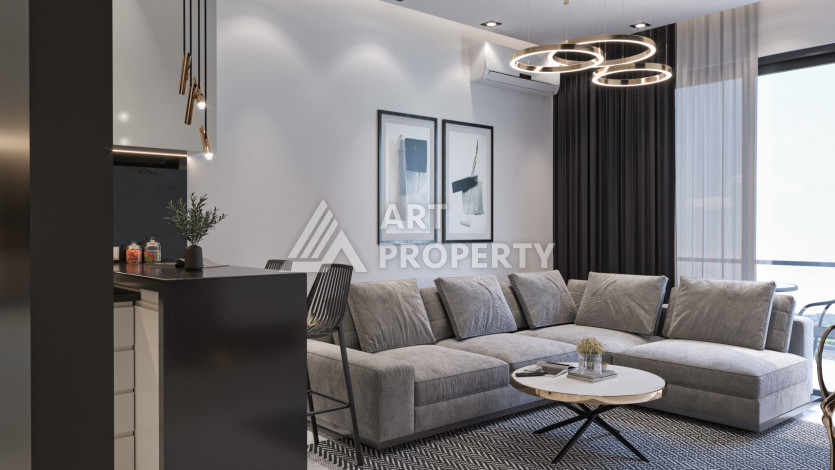 Уютный жилой комплекс на стадии строительства, в районе верхняя Оба - Ракурс 11