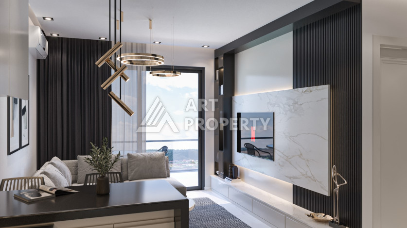 Уютный жилой комплекс на стадии строительства, в районе верхняя Оба - Ракурс 12