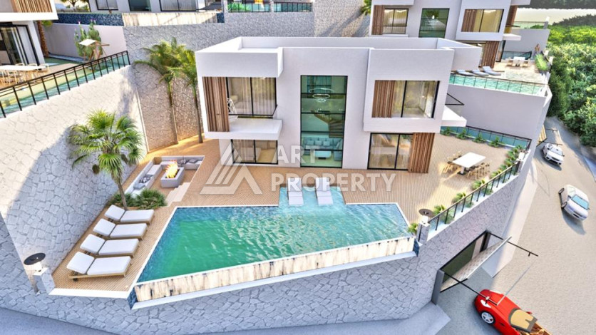 Комплекс из 5 вилл с инфинити-бассейнами, в живописном районе Инжекум - Ракурс 9