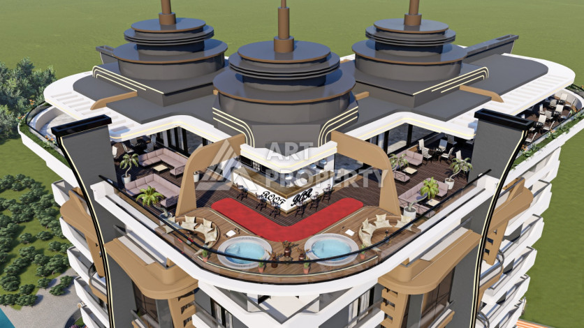 Проект на завершающем этапе строительства в Махмутларе! - Ракурс 5