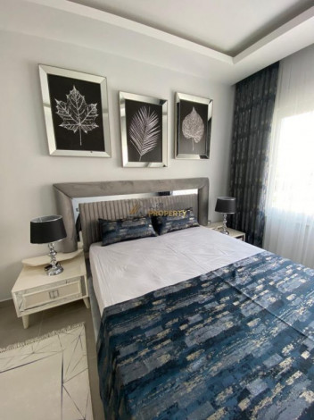 Просторная квартира планировки 1+1, с мебелью и техникой в Махмутларе, Алания, 68 м2 - Ракурс 3