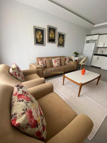 Просторная квартира планировки 1+1, с мебелью и техникой в Махмутларе, Алания, 68 м2 - Ракурс 5