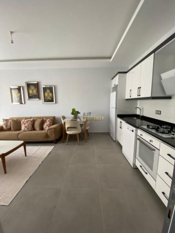 Просторная квартира планировки 1+1, с мебелью и техникой в Махмутларе, Алания, 68 м2 - Ракурс 6