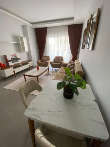 Просторная квартира планировки 1+1, с мебелью и техникой в Махмутларе, Алания, 68 м2 - Ракурс 7