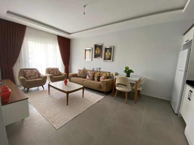 Просторная квартира планировки 1+1, с мебелью и техникой в Махмутларе, Алания, 68 м2 - Ракурс 8