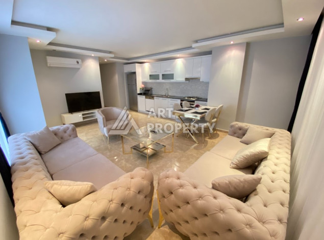 Стильные меблированные апартаменты планировки 1+1, 65м2 в Алании - Ракурс 4