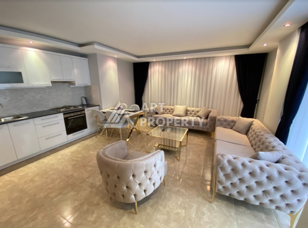 Стильные меблированные апартаменты планировки 1+1, 65м2 в Алании - Ракурс 7