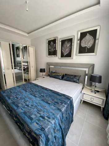 Просторная квартира планировки 1+1, с мебелью и техникой в Махмутларе, Алания, 68 м2 - Ракурс 9