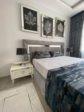 Просторная квартира планировки 1+1, с мебелью и техникой в Махмутларе, Алания, 68 м2 - Ракурс 11