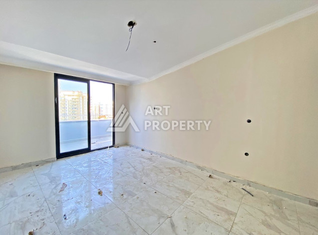 Двухуровневые апартаменты в новом жилом комплексе планировки 2+1 в районе Махмутлар, 120м2 - Ракурс 20