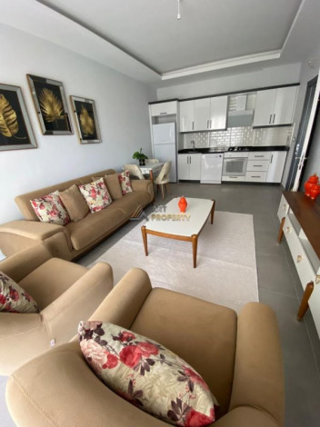 Просторная квартира планировки 1+1, с мебелью и техникой в Махмутларе, Алания, 68 м2 - Ракурс 14