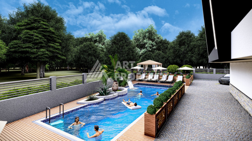 Уютный проект в районе  Чиплаклы - Ракурс 14