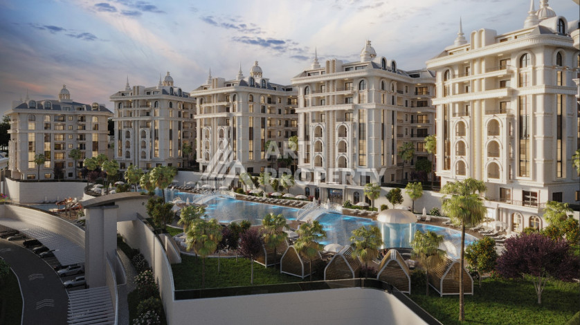 Проект класса Люкс в живописном районе Чиплаклы - Ракурс 2