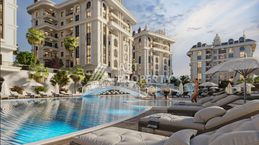 Проект класса Люкс в живописном районе Чиплаклы - Ракурс 3